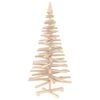 vidaXL Houten kerstboom KOTKA 120 cm Massief grenenhout Natuurlijk