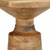 vidaXL Bijzettafel &Oslash;33x50 cm massief mangohout