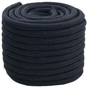 vidaXL Boottouw 2.5 mm 50 m Koninklijk Blauw Polyester