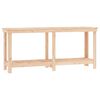 vidaXL Werkbank 180x50x80 cm massief grenenhout