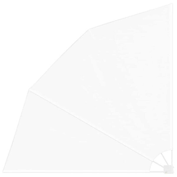 vidaXL Balkon Privacy Scherm Wit 210 x 210 cm Stof