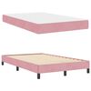 vidaXL Boxspringbed met matras Roze 120 x 190 cm Stof