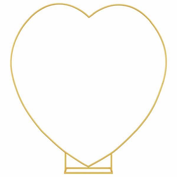 vidaXL Trouwrand Goud 195 x 35 x 211 cm Staal