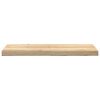 vidaXL Vensterbanken 2 st onbehandeld 80x30x2 cm massief eikenhout
