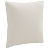 vidaXL Rugkussen PUTTEN 100% Polyester Wit 40 x 40 x 15 cm