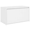 vidaXL Halbankje 80x40x45 cm bewerkt hout wit