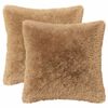 vidaXL Kussen met kussen HEERLEN 6 st Taupe PV Fleece