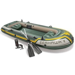 Intex Seahawk 4 Opblaasboot met roeispanen en pomp 68351NP