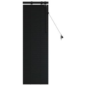 vidaXL Venetiaanse jaloezie Zwart 45 x 130 cm 35 mm