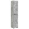 vidaXL Wand Gemonteerde Badkamerkast Betongrijs 33 x 34,5 x 160 cm