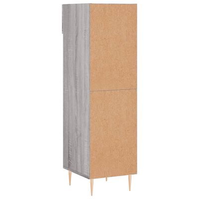 vidaXL Schoenenkast 30x35x105 cm bewerkt hout grijs sonoma eikenkleur