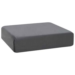 vidaXL Zitkussen 40 x 40 x 10 cm PU Schuim Grijs