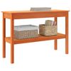 vidaXL Wandtafel Wasbruin 110 x 40 x 75 cm Massief grenenhout