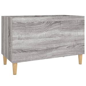 vidaXL Platenkast 74,5x38x48 cm bewerkt hout grijs sonoma eikenkleurig
