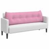 vidaXL Rugkussen Roze 160 x 24 x 50 cm Stof