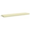 vidaXL Bankkussen SOEST 100% Polyester Cr&egrave;mekleurig 200 x 40 x 8 cm