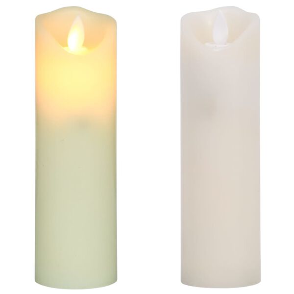 vidaXL 5-delige Kaarsenset met afstandsbediening LED warmwit