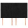 vidaXL Hoofdbord zwart 144x5x118/128 cm fluweel
