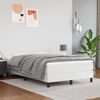 vidaXL Pocketveringmatras medium 120x200x20 cm kunstleer wit
