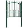 vidaXL Hekpoort EMMEN met stalen pinnen 104x97 cm groen
