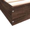 vidaXL Bedframe zonder matras bewerkt hout bruin eikenkleur 120x190 cm