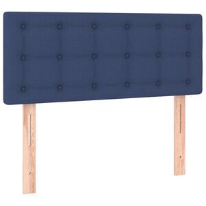 vidaXL Hoofdbord 90x5x78/88 cm stof blauw