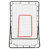 vidaXL Softbal Rebounder 88x79x137 cm staal