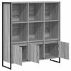 vidaXL Boekenkast 2 pcs Grijs Sonoma 99,5 x 30 x 108 cm Bewerkt hout