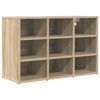 vidaXL Schoenenkast 77,5 x 30 x 51 cm Bewerkt hout Sonoma Eiken
