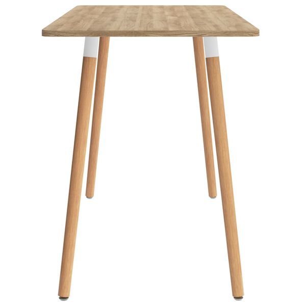 vidaXL 5-delige Eethoek lichtgroen