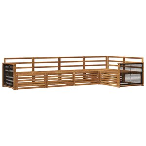 vidaXL Buiten bankenset 5 pcs Naturel Massief Acaciahout