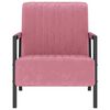 vidaXL Fauteuil fluweel roze