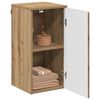 vidaXL Badkamer Kast Wandgemonteerd Artisan Eiken 30 x 31,5 x 61 cm