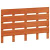 vidaXL Hoofdbord 135 cm massief grenenhout wasbruin
