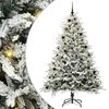 vidaXL Artificial Pre-lit Kerstboom met Ballenset Groen 240 cm
