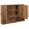 vidaXL Spiegelkast Wandgemonteerd Oudhout 80 x 17 x 55 cm Bewerkt hout