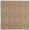 vidaXL Vloerkleden Vierkant HUARTE Naturel 240 x 240 cm Polyester