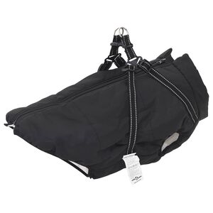 vidaXL Hondenjas Zwart L48 Fleece en polyester