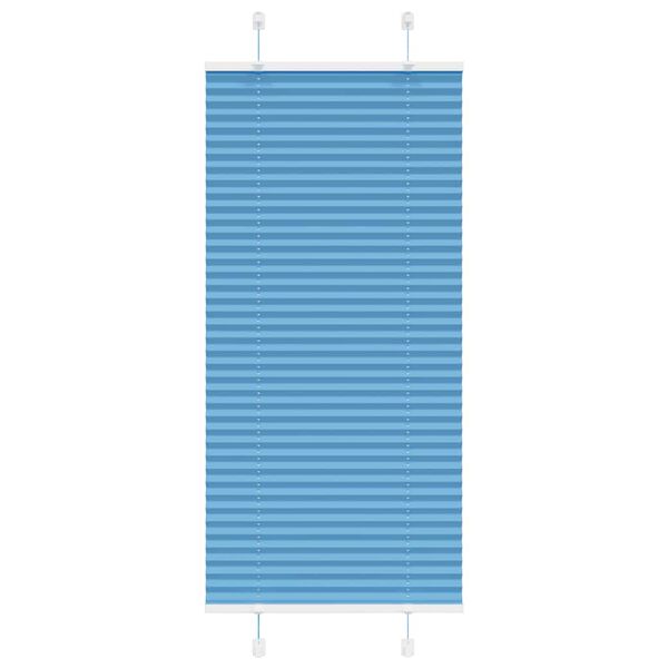 vidaXL Pliss&eacute; rolgordijn 55x100 cm stofbreedte 54,4 cm polyester blauw