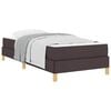vidaXL Boxspringbed met matras Donkerbruin 80 x 200 cm Stof