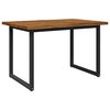 vidaXL Live Edge Eettafel 120 x 80 x 75 cm Massief Acaciahout