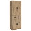 vidaXL Kastenset 2 st Artisanaal eiken Bewerkt hout