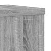 vidaXL Plantenstandaards 2 st 25x25x80 cm bewerkt hout grijs sonoma