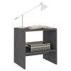 vidaXL Nachtkastjes 2st 40x30,5x40 cm massief grenenhout grijs