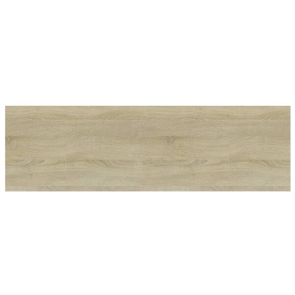 vidaXL Wandschappen 4 st 100x30x1,5 cm spaanplaat sonoma eikenkleurig