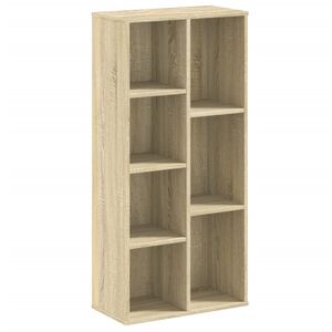 vidaXL Boekenkast 50x25x105 cm bewerkt hout sonoma eikenkleurig