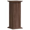 vidaXL Plantenstandaard 33x33x80 cm bewerkt hout bruin eikenkleurig