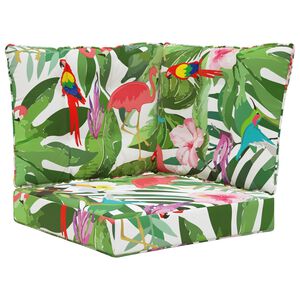 vidaXL Buiten bankkussen Polyester kleurrijk 50,5 x 50,5 cm