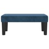 vidaXL Bankje 70x30x30 cm fluweel donkerblauw