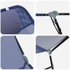 vidaXL Opvouwbare zonnebed 2 pcs Marineblauw 182 x 55 x 85.5cm